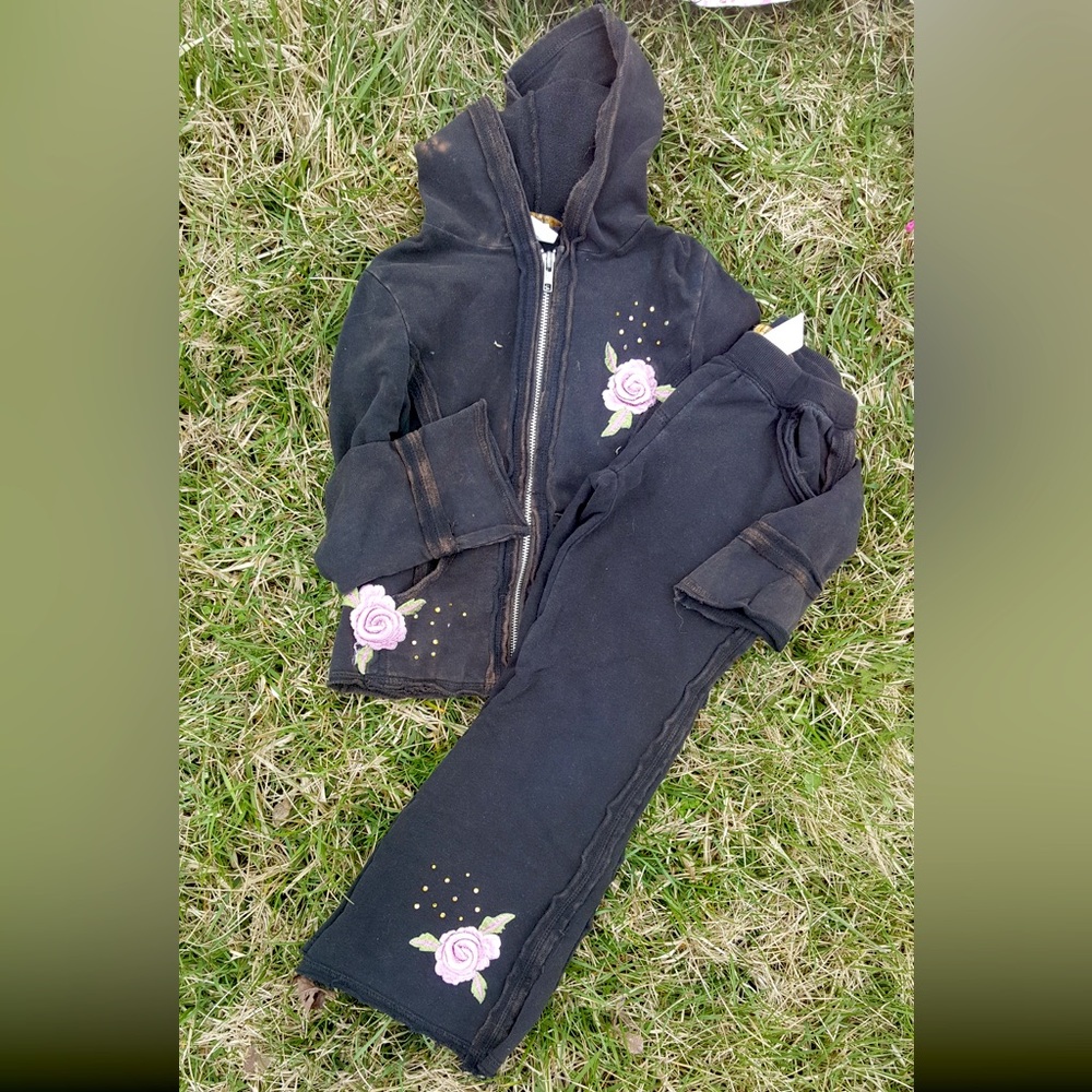 Girls Boutique Yoga Set sz 6 Excellent Condition